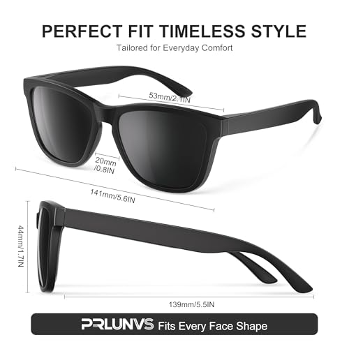 Image of Polarized Sunglasses for Men and Women - Classic Fashion Sun Glasses Shades for Driving, Outdoor Sports, and Daily Wear UV400 Protection