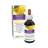 Kleinblütige Königskerze (Verbascum thapsus) Blüten und Blätter Urtinktur Konzentriert 1:10. 100 % Natürlich, Alkoholfrei, ohne Zuckerzusatz. Auch geeignet für Kinder und Schwangere oder Stillende Frauen. Beim italienischen Gesundheitsministerium gemeldet. Made in Italy.