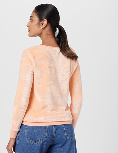 Image of Max Polyester Women Embroidered Round Neck Hooded Sweatshirt