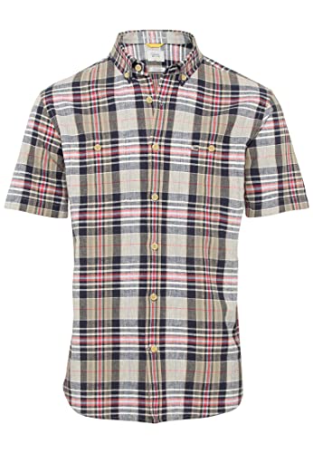 CMP Herren Kurzarmhemd Karo | Outdoor Hemd Mit UV Schutz