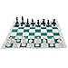 DAUERHAFT Juego de Tablero de ajedrez portátil International Chess para Clubes(45CM)