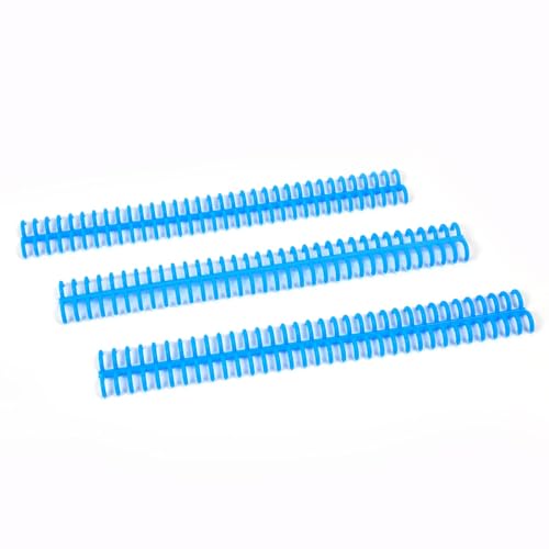 Rayson PROC1230BU Click Binding Spines, Easy Edit Spines, 1/2" Diameter, 90 Sheets Capacity, Blue, 30/Box