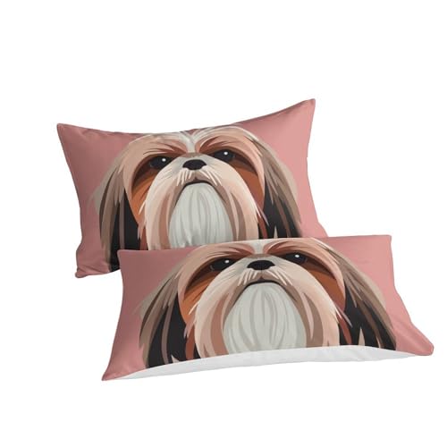 Housse de couette fermeture éclair chien 3D lit King 220x240 - 3