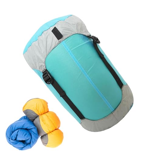 Sacos de compresión para viajes, sacos de nailon ligeros para exteriores, impermeables, multiusos, ahorran espacio, bolsas de dormir para senderismo