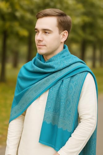 Image of Men's Kashmiri Wool Jamawar Shawl