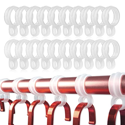 YTKJ ハンガーストッパー ハンガーキャッチ 物干し竿 防風フック 固定 滑り止め 強風対策 脱落防止 安心ロック 室外 室内干しフック 洗濯物干し (29mm-34mm 50個)