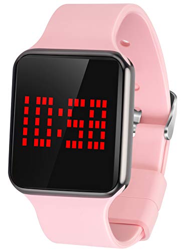 WUTAN Watches for Girls Digital LED Sport Wrist Watch Girl Fashion Waterproof Wrist