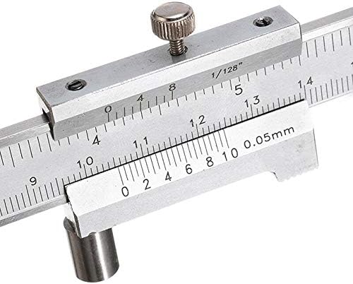 Calibrador Vernier 0-200mm con marcado paralelo y scriber de carburo miniatura 6
