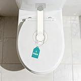 Baby Toilet Safety Locks (1 Pack)| Childproof Toilet Seat Lock | Baby Safety Products | Baby Proofing Kit | Prevents Toddlers from Opening Toilet Lids | 3M Adhesive and Tool-Free Installation（White）