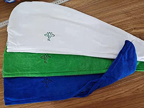 SPA DAY Toalha de cabelo de camada dupla de microfibra Spa Wrap (Zen)
