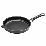 AMT Gastroguss Bratpfanne 20 cm Ø, 5 cm hoch, fester Stiel, induktionsgeeignet, Lotan® Antihaft-Veredelung, Gusspfanne (Aluguss), AMZN-I-520