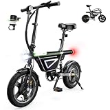 AYOLNY Electric Bike for Adults, 1500W/1000W Peak Motor 26' Ebike & 14' Foldable Electric Bike, 80/70/55 Miles Range 36V Battery Electric Bicycle for Commuting