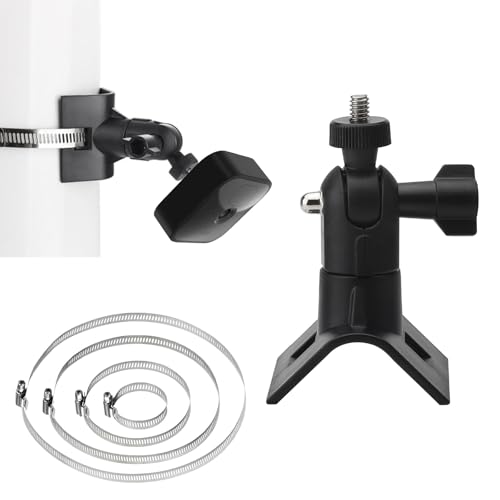 HENGBIRD Kamera Pole Montagehalterung mit 4 Einstellbaren Klemmringen, Blink Halterung Outdoor Kameras Wandhalterung Kompatibel mit Neue Blink 4.Gen/3.Gen/Xt/Xt2/Mini für Home Sicherheitssystem
