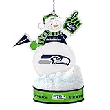 NFL Seattle Seahawks LED Snowman Ornament