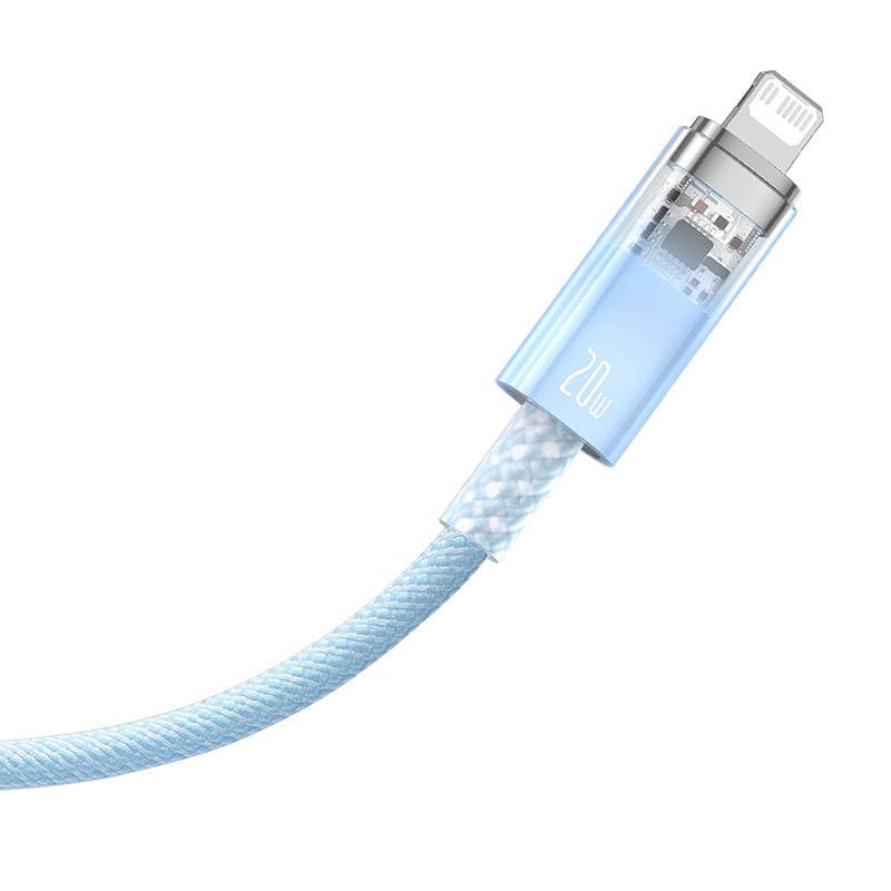 Cavo Baseus Explorer USB-C A Lightning 1m | Ricarica Veloce 20W Con Indicatore LED Di Temperatura