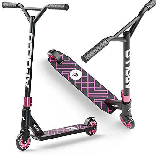 apollo pro scooter genius pro 4.0 - stunt scooters for teens & adults - pro scooters for kids, trick scooters for kids 10 years and up, 220 lbs