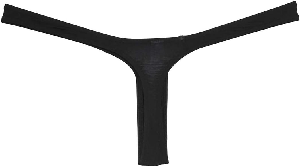 men ice silk bikini thong underwear sexy posing jockstrap hipster micro g-string slim tangas - Image 8