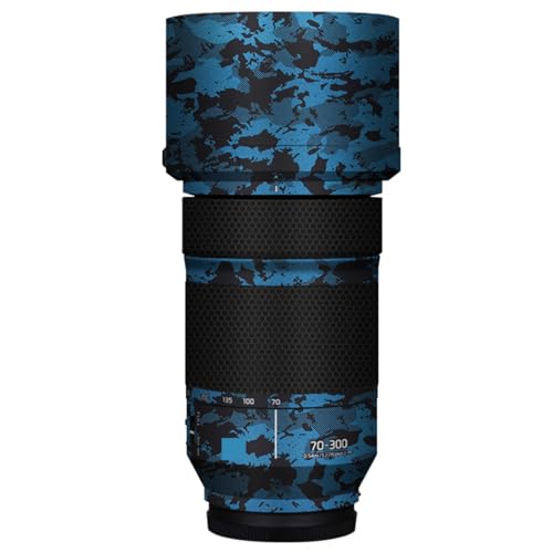 Autocollant Lumix S 70-300 bleu nuit, skin vinyle de protection pour objectif photo