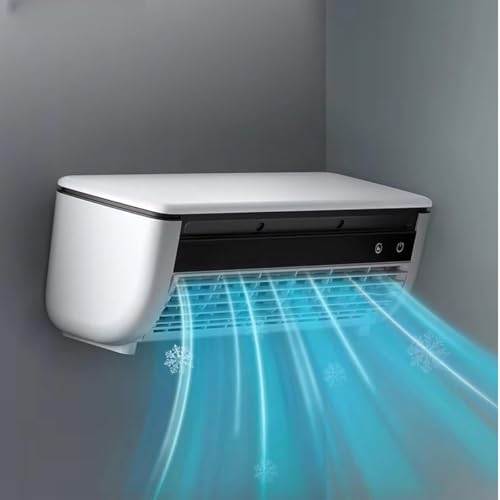 Kabelloser Wandklimaanlagenventilator, wiederaufladbarer Kühlventilator für Zuhause