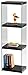 ACME Furniture Baxter Bookcase, Black & Clear Glass