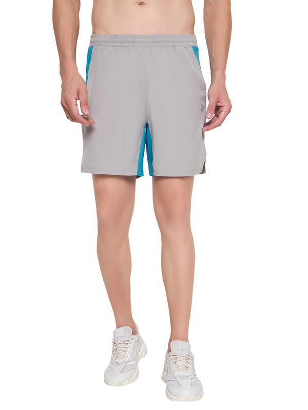 Image of John Players Colourblocked Running Shorts with Pocket
