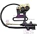 PRO BAT 15mm Hydraulic Rear Disc Brake Caliper System + Brake Pad for 110cc 125cc 140cc PIT PRO PIT Trail Dirt Bike Thumpstar (Golden)