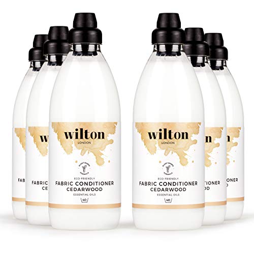 Wilton London Vegan Eco Friendly Fabric Conditioner Cedarwood (6 x 1 Litre)