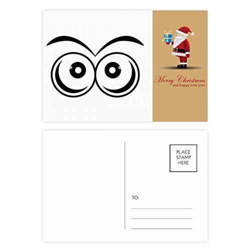 Cartes postales Vector Eye motif Père Noël pour accompagner vos cadeaux de fin d'année lot 20