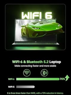 Tivique 2026 Gaming Laptop - 15.6 Inch FHD with Ryzen 5 7430U Processor up to 4.3GHz (Beat R5 7520U) - 16GB RAM DDR4x2 512GB M.2 SSD with 11 Pro, BT5.2, USB3.2,Type-C,Privacy, 65W Fast Adapter, WiFi 6