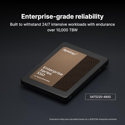 Image of Synology 2.5 inch SATA SSD SAT5220 480GB (SAT5220-480G)
