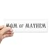 CafePress Mom Mayhem Bumper Sticker 10"x3" Rectangle Bumper Sticker Car Decal