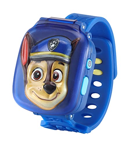 VTech PAW Patrol Chase-Lernuhr – Digitale Kinderuhr mit Timer, Stoppuhr, Wecker und Lernspielen – Für Kinder von 3-6 Jahren