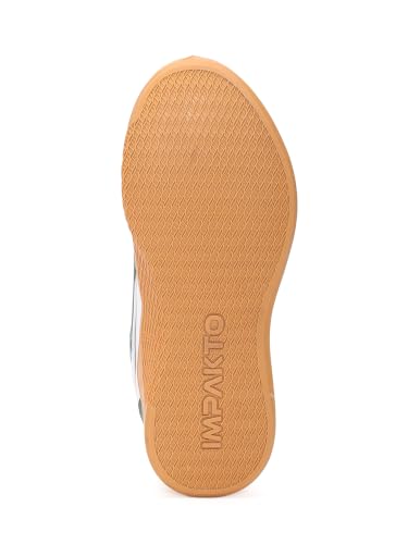 Image of Impakto para X Court Men's Sneakers | Lightweight & Cushioned Insole | Lace-Up Shoes for Casual Outings,Walking & Gym | Anti-Skid Rubber Sole for Non-Marking Activity
