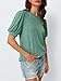 AUTOMET Womens Tops Summer Sweater Long Tunic Dressy Casual Blouses Business Cute Trendy Short Sleeve Shirt 2026 Green XL