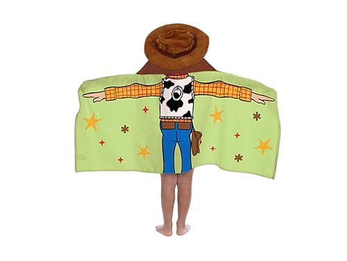 Jay Franco Disney Winnie L’Ourson – Serviette Cape De Bain À Capuche 56 × 56 cm Pour Enfants,...