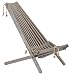 Produktbild ecofurn flach Pack Ivo ecochair, Kiefernholz, Grau