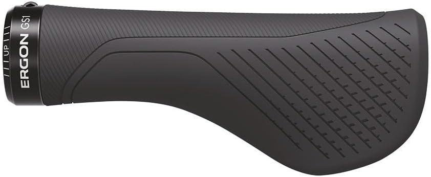 Ergon GS1 Evo Ergonomic Bike Grips Comfort Wing Design, German Rubber, for Touring, Trail, E-Bike, and Fitness Riding