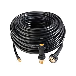 Arebos Hogedrukreiniger slang 30 m | 160 bar | geschikt voor hogedrukreinigers | inclusief adapter voor…