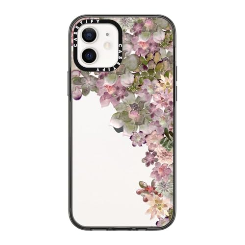 Coque iPhone 12 motif jardin de succulentes pour un style naturel élégant