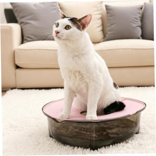 Entrenador de inodoro para gatos con base resistente reutilizable estilo 3 3