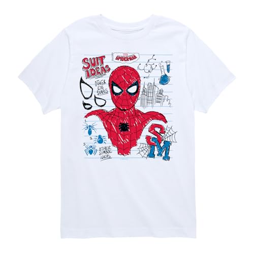 Marvel Your Friendly Neighborhood Spider-Man - Scribble - Toddler and Youth Short Sleeve Graphic T-Shirt