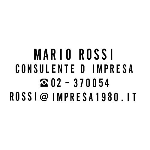 Trodat Printy 4912 Typo - zelfkleurende stempel voor het zelf instellen van tekst, 4 regels, afdrukkleur zwart, 47 x 18… - Image 3