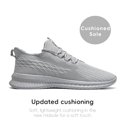 Image of Women's Tennis Running Walking Shoes Slip on Casual Non Slip Athletic Workout Gym Sneakers Fashion Lightweight Breathable Mesh Jogging Work Sports Outdoor Shoe
