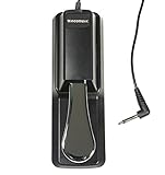 Más durable – -- cromado de alta calidad Pedal de Pie con capacidades de expresivos mitad pedal puede prevenir el óxido y la corrosión y durar más tiempo
