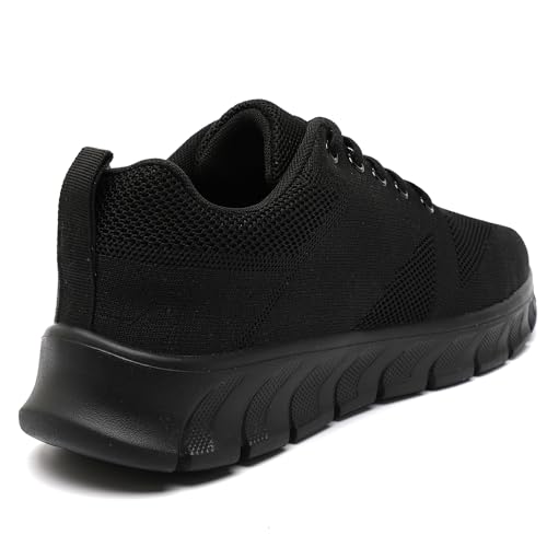 Image of Men Non-Slip Work Shoes Tennis Gym Sneakers Breathable Slip Resistant Lightweight and Comfortable for All-Day Wear Sports and Walking