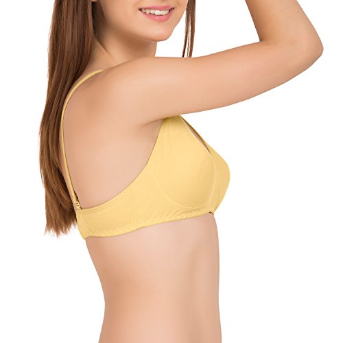 Image of Tweens - Non Padded Cotton Rich Bra - Concealer Side Shaper - Cotton Rich Fabric - Full Coverage, Multiway Straps, Wirefree, Seamless T-Shirt Bra