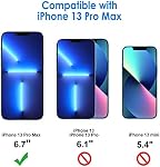 JETech Screen Protector for iPhone 13 Pro Max 6.7-Inch, Tempered Glass Film, 3-Pack