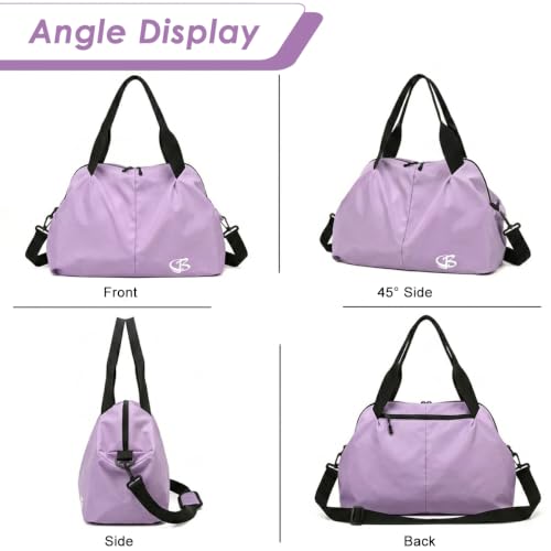 Image of PALAY Gym Tote Bag Sports Duffle Bag with Wet Compartment | Waterproof Oxford Cloth, Proper Size and Removable Strap for Travel, Swimming or Weekend Trips