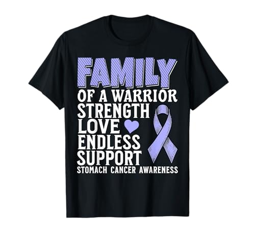 Family of a Warrior Stomach Cancer Awareness Family Matching T-Shirt