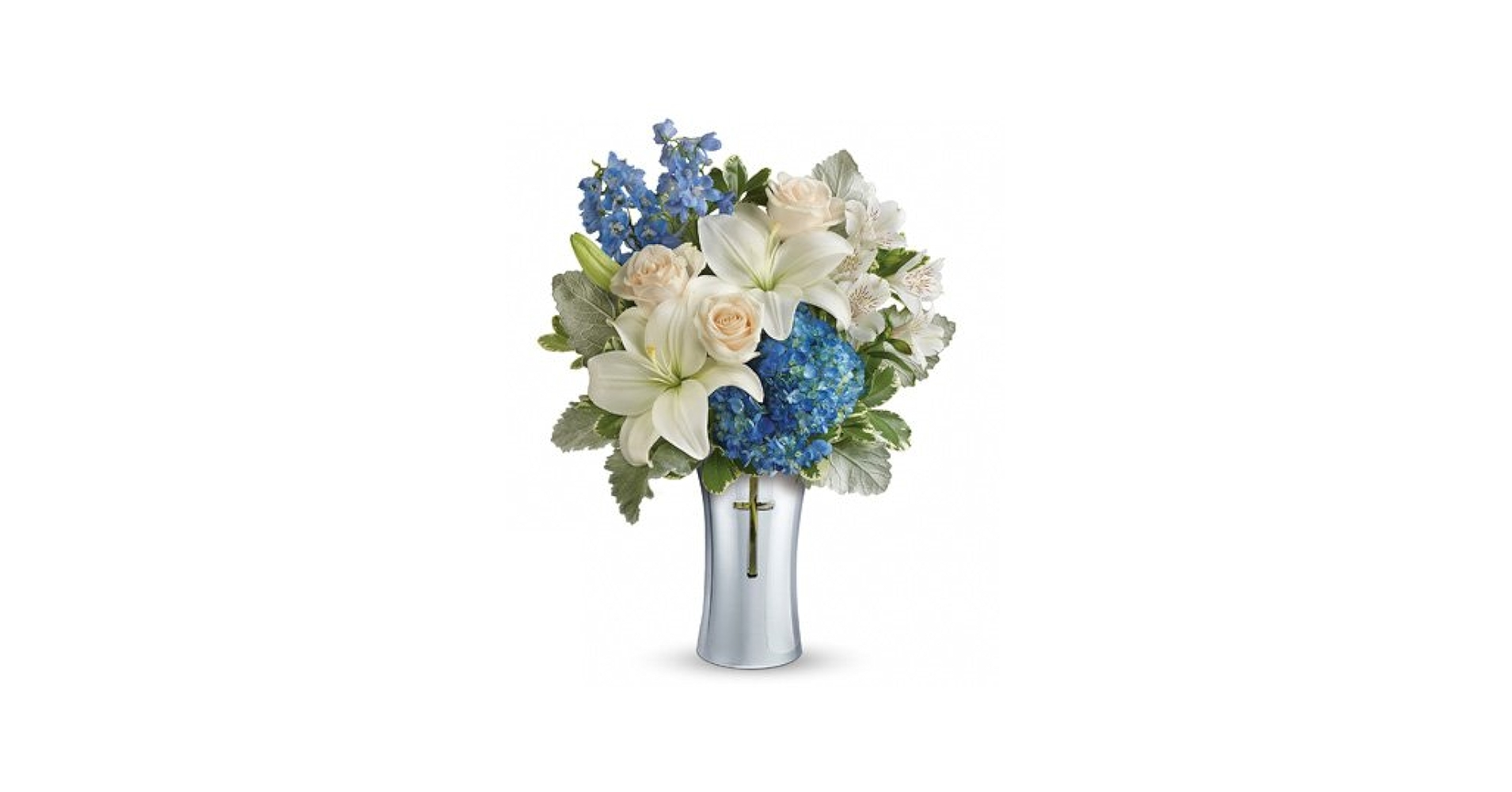 Amazon.com : theshopstation Crystal Cross Bouquet - White